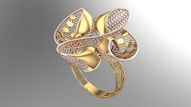 fusion light ring collection-rb02- man earring silver jewelry design necklace diamond fashion gold chic 3dprint printable grace collection zbrush solid head rings 3d print model - Mito3D