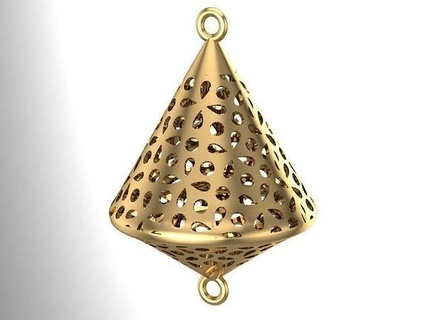 fusion object new collection-b-02- ring earring silver jewelry design necklace fashion gold chic 3dprint printable special grace collection zbrush solid gems head male pendants 3d print model - Mito3D