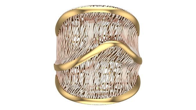 fusion ring 3dm stl files machine ready r10 bracelet earring gold silver jewelry design necklace diamond fasion shining elegant fashion gem printable engagem sapphire jewellery wedding rings 3D print model - Mito3D