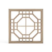 futaekadoshokko legno finestra telaio geometrico design kumiko giappone tradizione modello arte segni loghi 3d print model - Mito3D