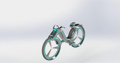 Zukunft Fahrrad Radfahrer Rad Übung aktiv schnell Reifen Sport Hobby DIY Automobil 3d print model - Mito3D
