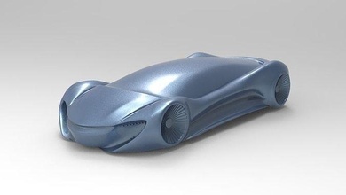 futurista carro 3d imprimível cardesign Projeto 3dprint 3dprintable corrida desenho industrial futuro passatempo faça automotivo 3d print model - Mito3D