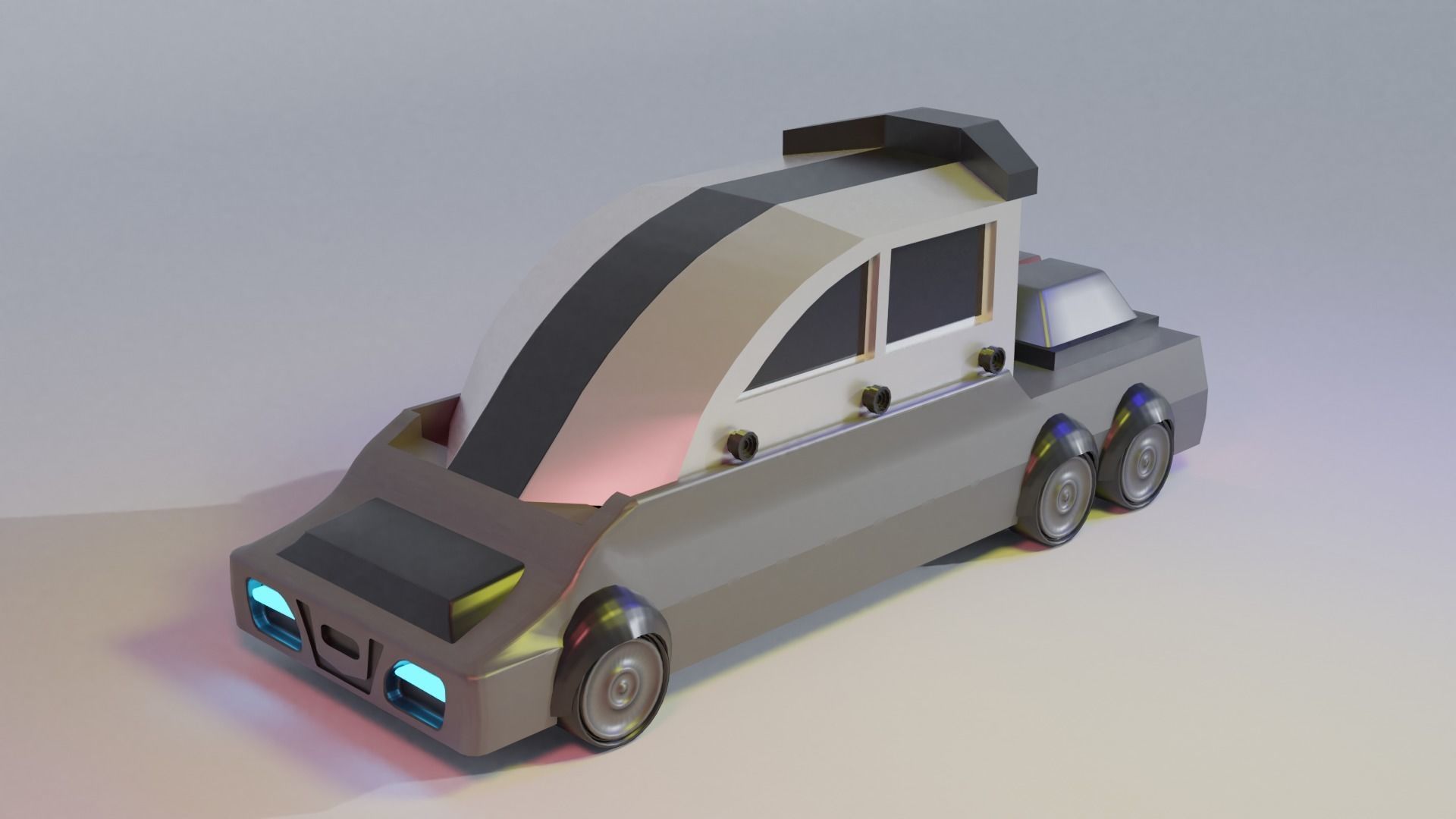 futurista elétrico carro 3d modelo impressão animação filme aparelhos ciência engenharia 3D print model - Mito3D