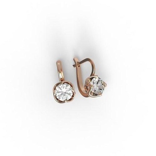 g0098 earings jewelry diamond accessories fashion gold silver gem brilliant luxury precious beauty jewel platinum earrings 3d print model - Mito3D
