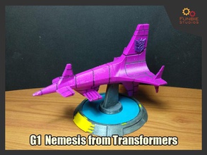 g1 nemesis transformer raumschiff decepticon pendeln spiele spielzeuge 3d print model - Mito3D