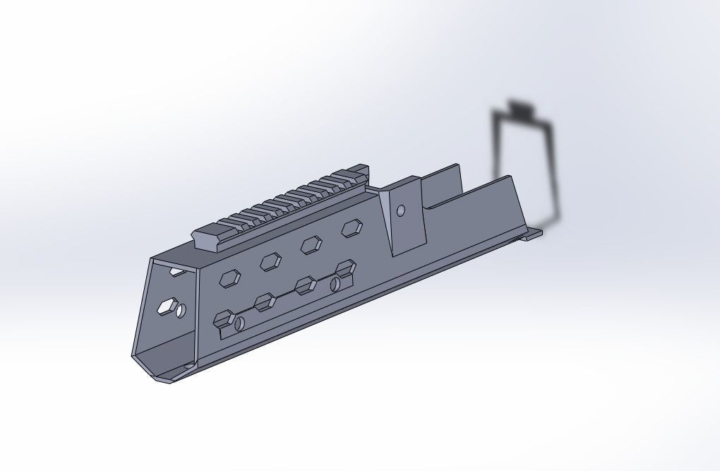 g36 el kundağı airsoft ekipman oyuncak oyunlar oyuncaklar 3D print model - Mito3D