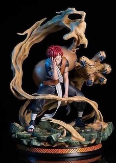 gaara de la arena naruto boruto anime kazekage shukaku ninja manga kuchen kunst skulpturen 3d print model - Mito3D