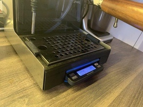 gaggia classic pro slim drip tray integrated scale espresso house kitchen dining 3d print model - Mito3D