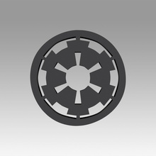 galactic empire symbol logo rebel alliance star wars sign hobby diy 3d print model - Mito3D