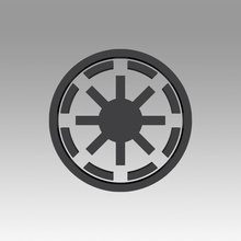 galactic republic empire symbol logo rebel alliance star wars sign hobby diy other 3d print model - Mito3D