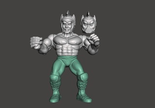 galaxie combattant ancien action figure guerrier jouet motu squelette heman homme Jeux jouets 3d print model - Mito3D