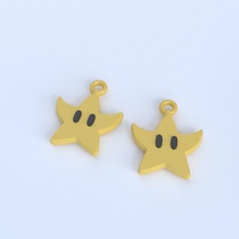 game star earrings jewelry erraings games videogames nintendo mario cute kawaii snes bros console switch gamer gift pendant 3d print model - Mito3D