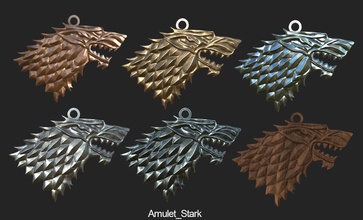 game throne stark amulet jewelry gameofthrones pendant head animal medallion relief decoration wolf medieval necklace ornate symbol silver dog gold antique accessories jonsnow werewolf pendants 3d print model - Mito3D