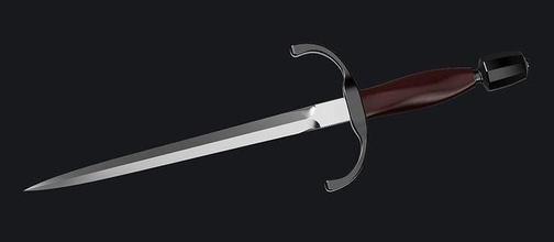 game thrones - jon snow dagger hbo series cosplay 3dmodel 3dprint fantasy commission diy prop games toys 3d print model - Mito3D