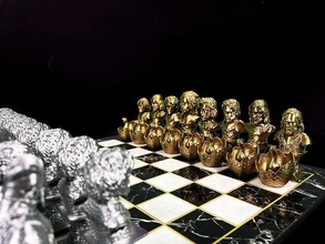 jeu of trônes échecs chess personnages stl d'échecs gotchesse 39 personnalisé débrouillé échiquier gotfanart gotdecore décor gotstl jeux jouets planche 3d print model - Mito3D