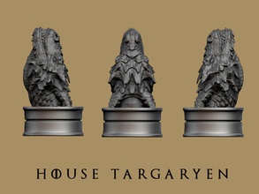 jogos of tronos marcadores pacote 5 lannister rígido targaryen bolton greyjoy xadrez arte esculturas 3d print model - Mito3D
