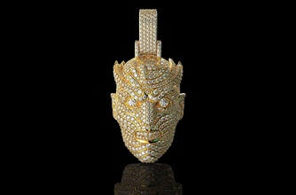 spiel of throne nacht könig anhänger diamanten gold schmuck diamant brillant juwel engagement hochzeit silber ring halskette stark kaiser 3d print model - Mito3D