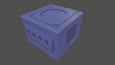 Game Cube chaveiro brinquedo Nintendo jogos plástico Diversão vídeo console imprimível brinquedos 3d print model - Mito3D