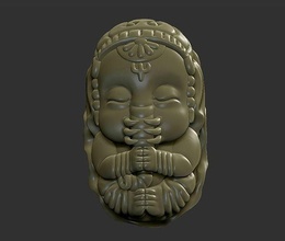 ganesha buda heykel fil tanrı din heykelcik kral yazdırılabilir dekorasyon süs oymacılık asya kolye mücevher takı sanat heykeller 3d print model - Mito3D