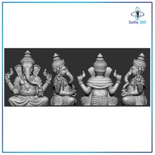 ganesha idol 3d druckbar modell 3 design drucken cheracter miniatur skulptur figur ganesh herr hindu gottheit religiös spiritualität inspiriert sammlerstück murti statue miniaturen figuren 3d print model - Mito3D