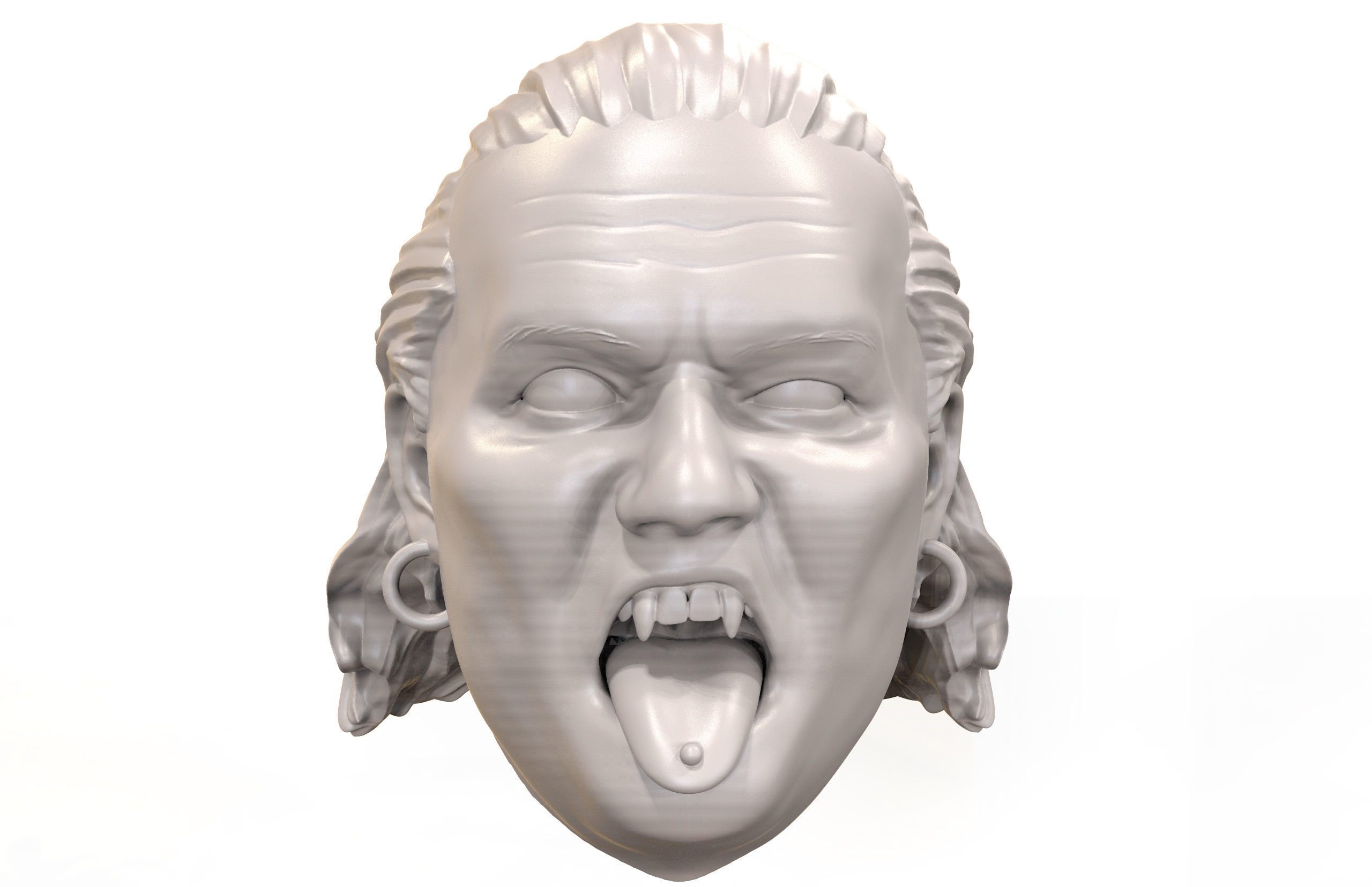 vampiro tipo 3d stampabile ritratto scolpire testa statua wwe wwf lottatore wrestling uomo figurina maschio collezione dogana sculture atleta vintage arte cancrena azione figura giocattolo 3D print model - Mito3D