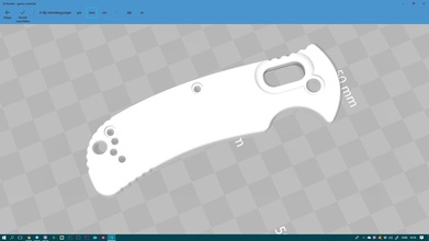 ganzo g726m lidar hobby-diy faca alça diy sobrevivência ecd hobby outros 3d print model - Mito3D