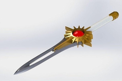 gao dagger supersentai powerranger wildforce gaoranger cosplay hobby diy 3d print model - Mito3D