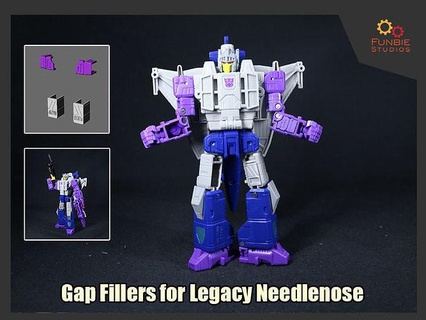 gap fillers transformers legacy needlenose toy addon games toys 3d print model - Mito3D