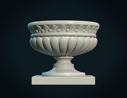 garten vase vason skulptur kunst tasse porzellan schüssel keramik antiquität 3d print model - Mito3D