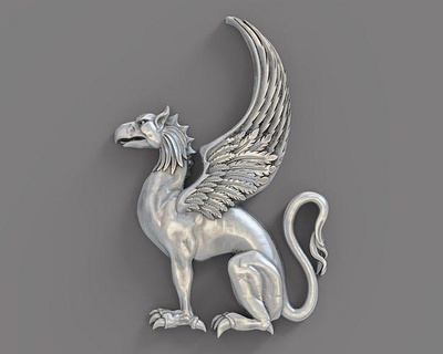 çirkin yaratık heykel canavar iblis imparatorluk yüzük kolye cnc 3d 3dprint Sanat heykeller kertenkele takı altın gümüş 3d print model - Mito3D
