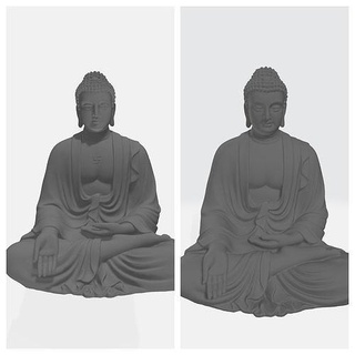 gautama buddha 3d model cnc sculpture statue meditation buddhism printable deity god religion 3dsmax zbrush dragon abstract art scripts modelling miniatures figurines sculptures 3d print model - Mito3D