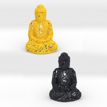 gautama buddha monaco medicinale saggio filosofo insegnante 3d geometrico modelli stampa stampato geometria designtech architetti avventato parametrico design unico xeebone giochi giocattoli 3d print model - Mito3D