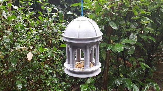 çardak kuş besleyici Kuş yuvası ev küçük kartal hayvan Bahçe dış mekan doğa tapınak şakak mabet kule harabe kilise arka bahçe 3d print model - Mito3D