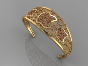 gc gold brc052-Diamant-gold-Armband Schmuck Mode design Silber ring Luxus elegant scheint diamond Kunst Halskette gem - Armband Anhänger Saphir andere Halsketten Armbänder Frauen 3d print model - Mito3D