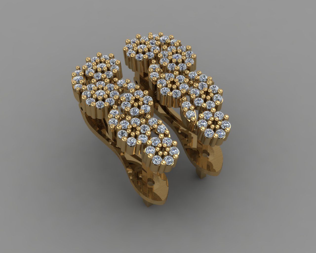 gc oro e081 diamante orecchino gioielleria moda design argento squillare lusso elegante splendente arte collana gemma braccialetto pendente zaffiro collane cuore orecchini 3D print model - Mito3D