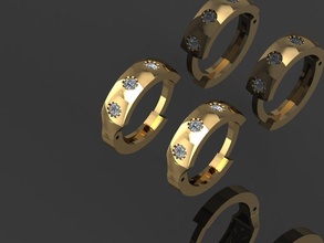 gc altın e084 elmas küpe takı moda tasarım gümüş yüzük lüks zarif parlıyor Sanat kolye mücevher bilezik safir kolyeler kalp 3d print model - Mito3D