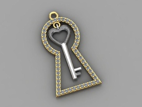 gc gold-h053 - Diamant-Halskette Schmuck Mode gold design Silber ring Luxus elegant scheint diamond Kunst Halskette gem Armband Ohrring Anhänger Saphir andere Halsketten 3d print model - Mito3D