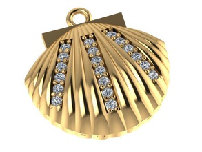 gc gold h075- diamond necklace jewelry fashion design silver ring luxury elegant shining art gem bracelet earring pendant sapphire other necklaces 3d print model - Mito3D