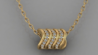 gc gold h164-pandora diamond necklace jewelry fashion design silver luxury elegant shining art pendant necklaces gems white printable brilliant women 3d print model - Mito3D