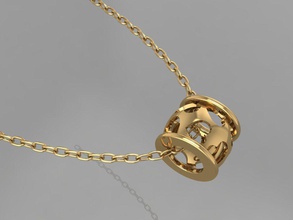 gc gold-h174-pandora Diamant-gold-Collier Schmuck Mode design Silber Luxus elegant scheint diamond Kunst Halskette Anhänger Halsketten Edelsteine weiß bedruckbar ist genial Frauen gold - Anhänger-Halskette 3d print model - Mito3D