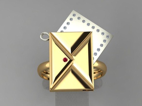 gc gold-h178-Diamant-Halskette Schmuck Mode gold design Silber ring Luxus elegant scheint diamond Kunst Halskette gem - Armband Ohrring Anhänger Damen-ring gold-ring elmas genial Ringe 3d print model - Mito3D