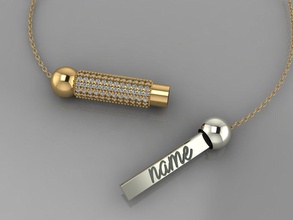 gc altın h183-elmas kolye takı moda tasarım Gümüş yüzük lüks zarif parlayan elmas sanat gem bilezik küpe Safir kadın 3d print model - Mito3D