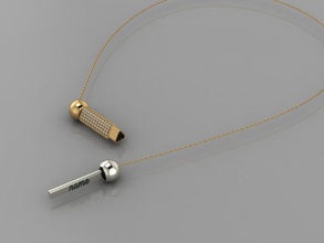 gc gold h186-diamond necklace jewelry fashion design silver ring luxury elegant shining diamond art gem bracelet earring pendant sapphire rings women necklaces 3d print model - Mito3D