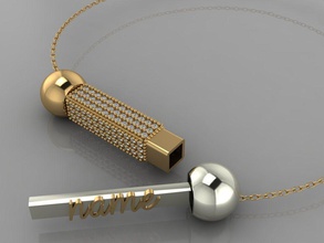 gc altın h188 diamond kolye takı moda tasarım gümüş yüzük lüks zarif parlıyor elmas sanat mücevher bilezik küpe safir yüzükler kolyeler kadin 3d print model - Mito3D