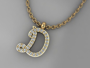 gc or h197 diamond collier bijoux mode conception argent luxe élégant brillant diamant art pendentif colliers femmes gemmes blanc imprimable anneaux 3d print model - Mito3D