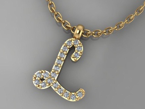gc gold h202-diamond necklace jewelry fashion design silver ring luxury elegant shining diamond art gem bracelet earring pendant sapphire women rings 3d print model - Mito3D