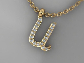 gc gold h205-diamond necklace jewelry fashion design silver ring luxury elegant shining diamond art gem bracelet earring pendant sapphire women rings 3d print model - Mito3D