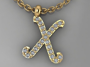 gc gold h218-Diamant-gold-Collier Schmuck Mode design Silber ring Luxus elegant scheint diamond Kunst Halskette gem - Armband Ohrring Anhänger Frauen neckalce Ringe 3d print model - Mito3D