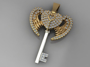 gc oro h249-diamante collana in gioielli moda il design argento anello di lusso elegante lucente diamante art la gemma braccialetto ciondolo donne collane 3d print model - Mito3D