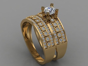 gc oro t030 - anello di diamanti gemme gioielli moda il design argento lusso elegante lucente diamante art la collana gemma braccialetto orecchino ciondolo zaffiro altri 3d print model - Mito3D